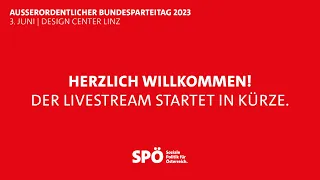 Livestream zum außerordentlichen SPÖ-Bundesparteitag