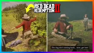 Micah Says The Camp Dog Ran Away...But What REALLY Happened To Him In Red Dead Redemption 2? (RDR2)