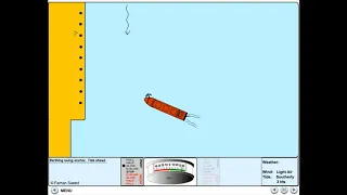 Shiphandling - Berthing using anchor with tide ahead - 1