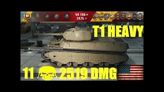 World Of Tanks   T1 HEAVY  11 Kills   3298 Damage || t1 heavy как играть t1 heavy как играть