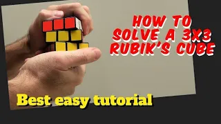 How To Assemble or Fix a Broken 3*3 Rubik's Cube at Home : super Easy Beginners Video Tutorial