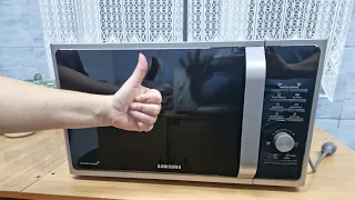 Samsung Microwave MS28F303TAS/OL Unboxing and Test