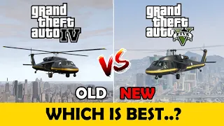 Comparison of  GTA 4 ANNIHILATOR and  GTA 5 ANNIHILATOR