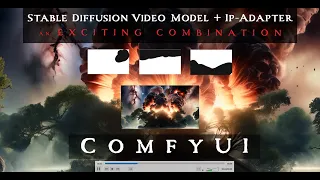 ComfyUI AI: SDXL model, IP adapter + Embeds and Stable Video Diffusion model in one workflow