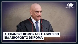 Agressão a Alexandre de Moraes: suspeito presta depoimento à PF | Jornal da Band