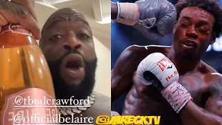 His Eye Was Fin To Pop Out|Rick Ross Reacts To Crawford Vs Spence:He Beat Him So Bad His Career Over