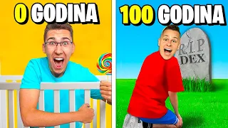 ŽIVIM OD 0 DO 100 GODINA U ROBLOXU!!