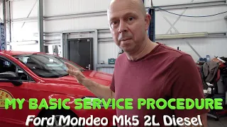 My Basic Service Procedure, Ford Mondeo Mk5 2L Diesel