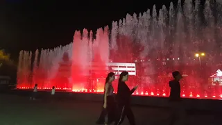 dancing Fountain in Tashkent. August 2018 Tанцующий Фонтан в Ташкенте. Август 2018 Года Part 3