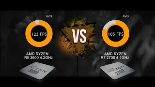 Ryzen 5 3600 vs Ryzen 7 2700 | 6 GAMES | 6 BENCHMARK