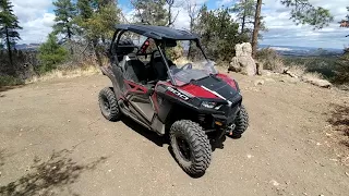 Tusk Terrabite UTV tires on a 50" RZR 900 EPS Trail. Detailed owner review and trail footage.