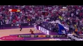 Crvena zvezda Telekom : Galatasaray 76:68 | Zakucavanje Blažiča [1. kolo Evrolige | 16.10.2014.]