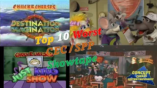 Top 10 Worst CEC/SPP Showtape | Concept Cheese Entertainment