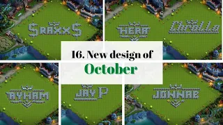 TOP 16 BASE OF OCTOBER// NEW BASE DESIGN// SHOWCASE BASE//@CLASHOFCLAN