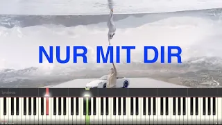 Nur mit dir * Shirin David & X. Naidoo* Piano Tutorial Instrumental Cover