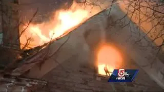 2 rushed from hospital after 4-alarm fire in Mattapan