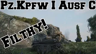 World of Tanks: Pz.Kpfw. I Ausf. C: Filthy Filthy Tank!!! (Ace Tanker Gameplay)