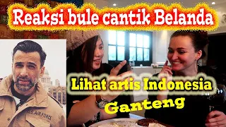 REAKSI CEWEK CANTIK BELANDA LIHAT ARTIS INDONESIA GANTENG.(Baim Wong, Raffi Ahmad, Jeremy Thomas)