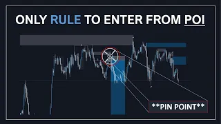 ONLY RULE TO ENTER FROM POI / SMART MONEY CONCEPTS / ORDER BLOCKS