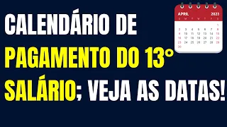 INSS libera o calendário de pagamento do 13° salário; veja as datas!