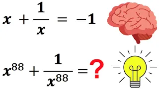 Olympiad Question | Learn to find the value of x^88+(1/x^88)| Math Olympiad Preparation