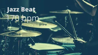 Jazz Beat 170 bpm drum loop for practice