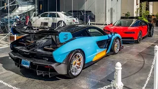 SUPERCARS SEND IT Leaving Car Show!