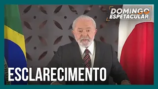 Lula fala sobre o encontro não realizado com o presidente da Ucrânia