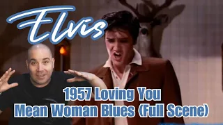 Elvis Presley - 1957 Loving you (Mean Woman Blues Full Scene) Reaction