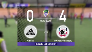 Обзор матча I Adidas 0-4 ФК Неизбежность I Турнир по мини футболу в городе Киев