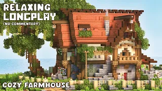 Minecraft Relaxing Longplay - Creative Building Ghibli Style Farmhouse (No Commentary) [1.19]