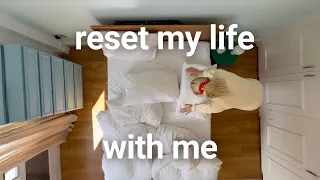 RESET WITH ME after 1 month of traveling | cleaning, unpacking & getting my life back together