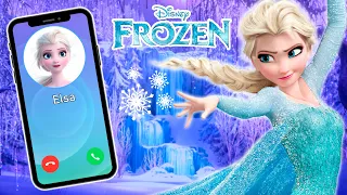 LLAMADA de Elsa de FROZEN 📞💙 | Quiere ser tu amiga  💕