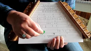 "Dixie" ~ Played on a Zither / Lap Harp. Sheet Music Available