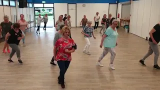 Wooly Bully Dance /Line dance /Marian van der Heijden /The Fun Line Dancers