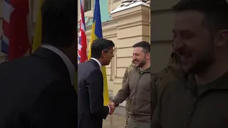 Rishi Sunak visits President Zelenskyy in Ukraine