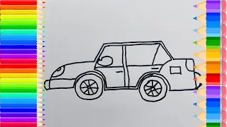 How easy it is to draw a car 🚘🚕🚗🚓