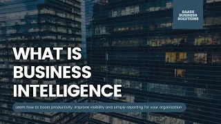 What is Business Intelligence (BI)?