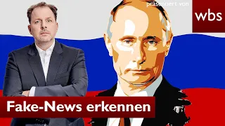 Fake-News im Ukraine-Krieg: So erkennt ihr Putins Lügen! | Anwalt Christian Solmecke