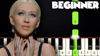 Say Something - A Great Big World, Christina Aguilera | BEGINNER PIANO TUTORIAL + SHEET MUSIC