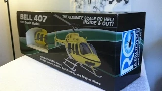 RC Aerodyne Bell 407 Super Scale "Whats in the Box" Review