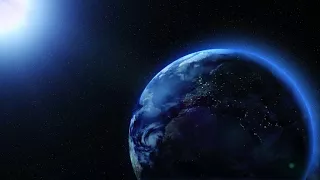 [10 Hours] Blue Planet in Black Space - Video & Audio [1080HD] SlowTV