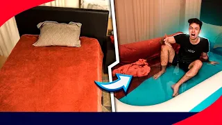 TROCAMOS A CAMA DO ENALDINHO POR UMA PISCINA!