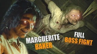 RESIDENT EVIL 7 - Ethan Vs Marguerite | Marguerite Baker FULL Boss Fight (RE7)