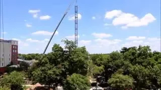 Austin Rainey Street Timelapse - Tower Crane Assembly