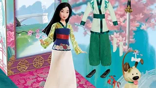 Mulan Disney Story Doll Review and Unboxing - Disney Store Shop Disney 11” Doll