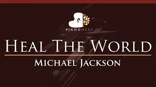 Michael Jackson - Heal The World - HIGHER Key (Piano Karaoke Instrumental)