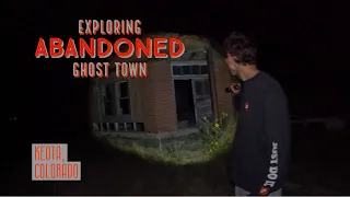 Exploring ABANDONED ghost town at NIGHT | Keota, Colorado (Numb's Adventure Club)