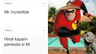 Mr. Incredible in different languages meme | Part 2
