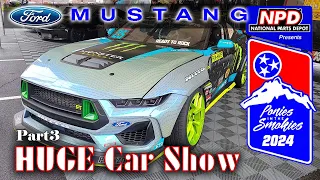 Huge Mustang Car Show Ponies in the Smokies 2024 Part 3